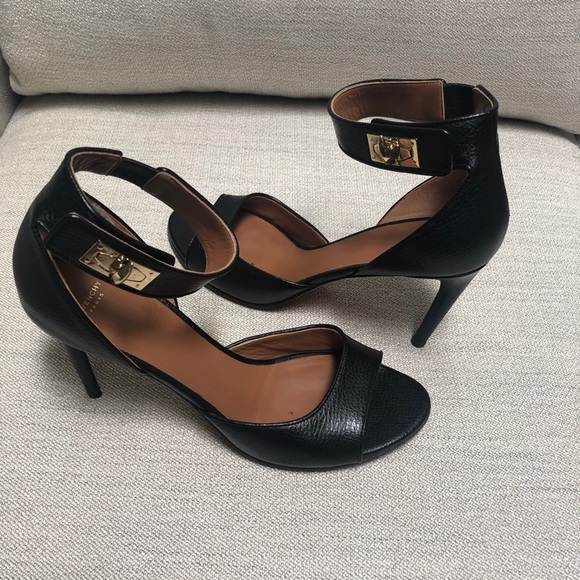Givenchy Shark Lock Ankle Strap Sandals - Picture 7 of 12
